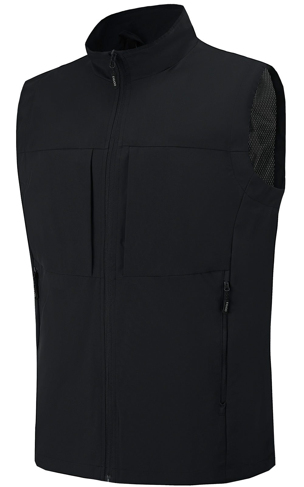 EIGIOO Men's Lightweight Outerwear Vest Softshell Sleeveless Jacket