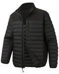 EIGIOO Men's Puffer Jacket Winter Hybrid Quilted Warm Outerwear Coat