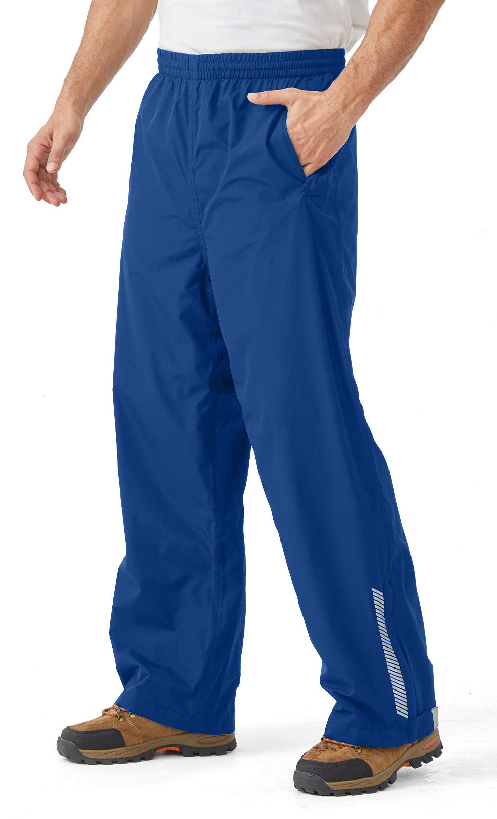 EIGIOO Men's Packable Rain Pants Waterproof Windproof Lightweight Overpants