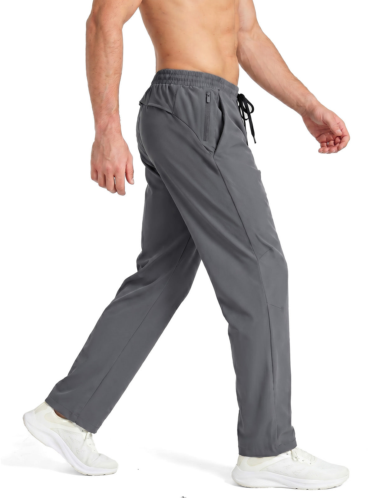 EIGIOO Men's Lightweight Quick Dry Straight Leg Athletic Pants