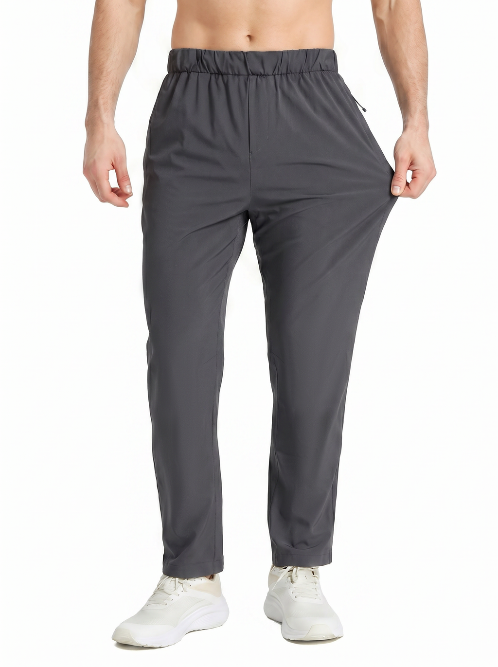 EIGIOO Men's Lightweight Quick Dry Straight Leg Athletic Pants