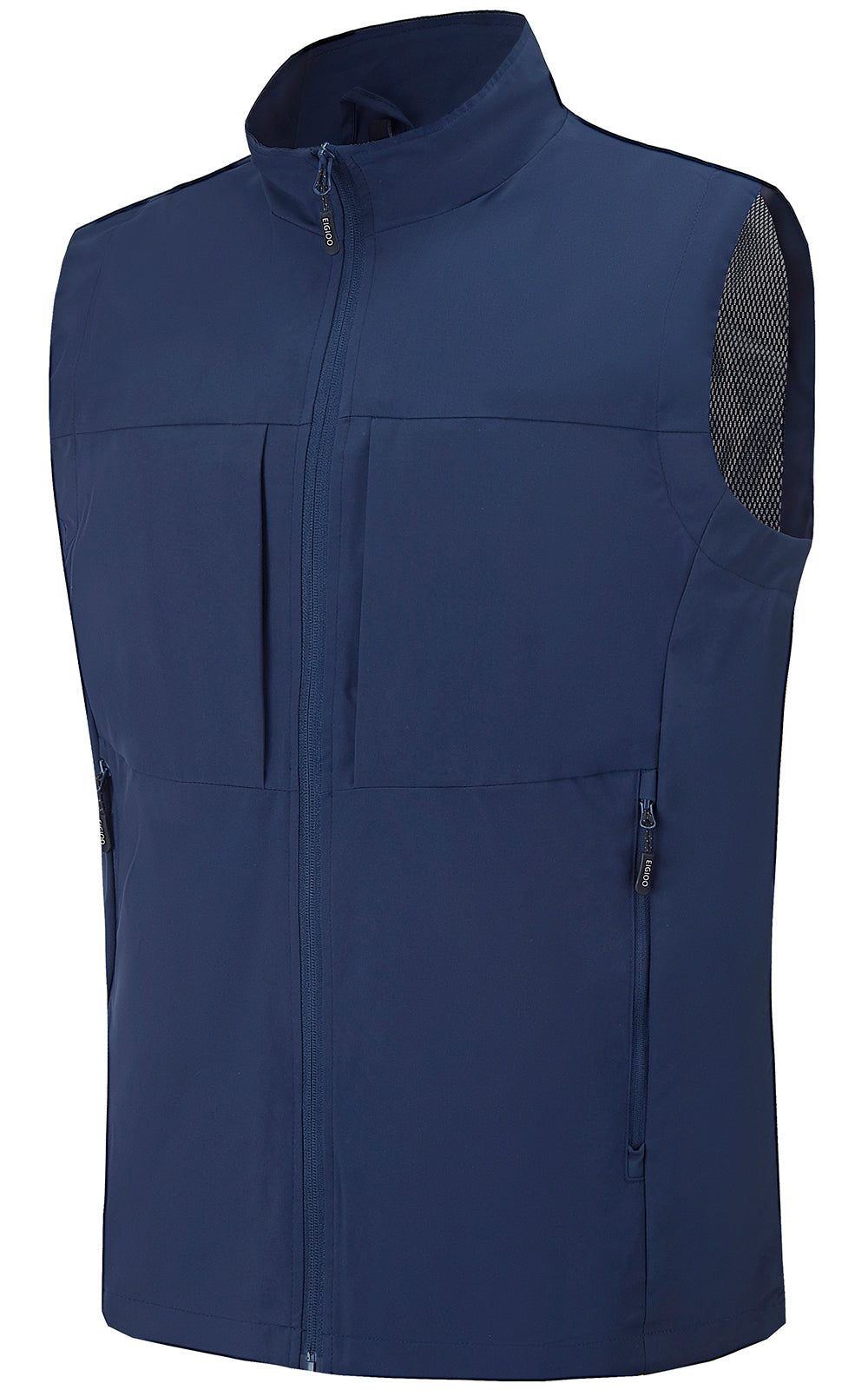 EIGIOO Men's Lightweight Outerwear Vest Softshell Sleeveless Jacket
