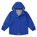 Boys Girls Soft lining Hooded Rain Jacket Lightweight windbreaker rain coat, Elastic cuff & detachable hood, Perfect for kids daily school trip or rainy day.